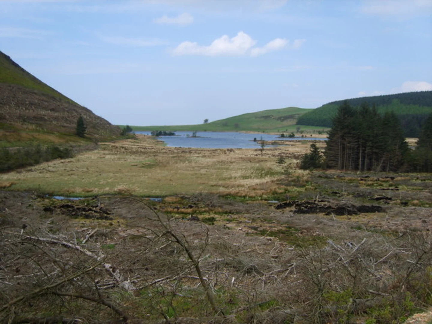 An image depicting the trail Cogra Moss, Sharp Knott and Blake Fell and its surrounding area.