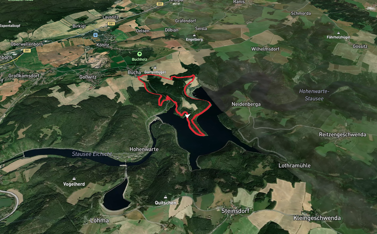 Lettersberg and Saalthal Loop from Bucha