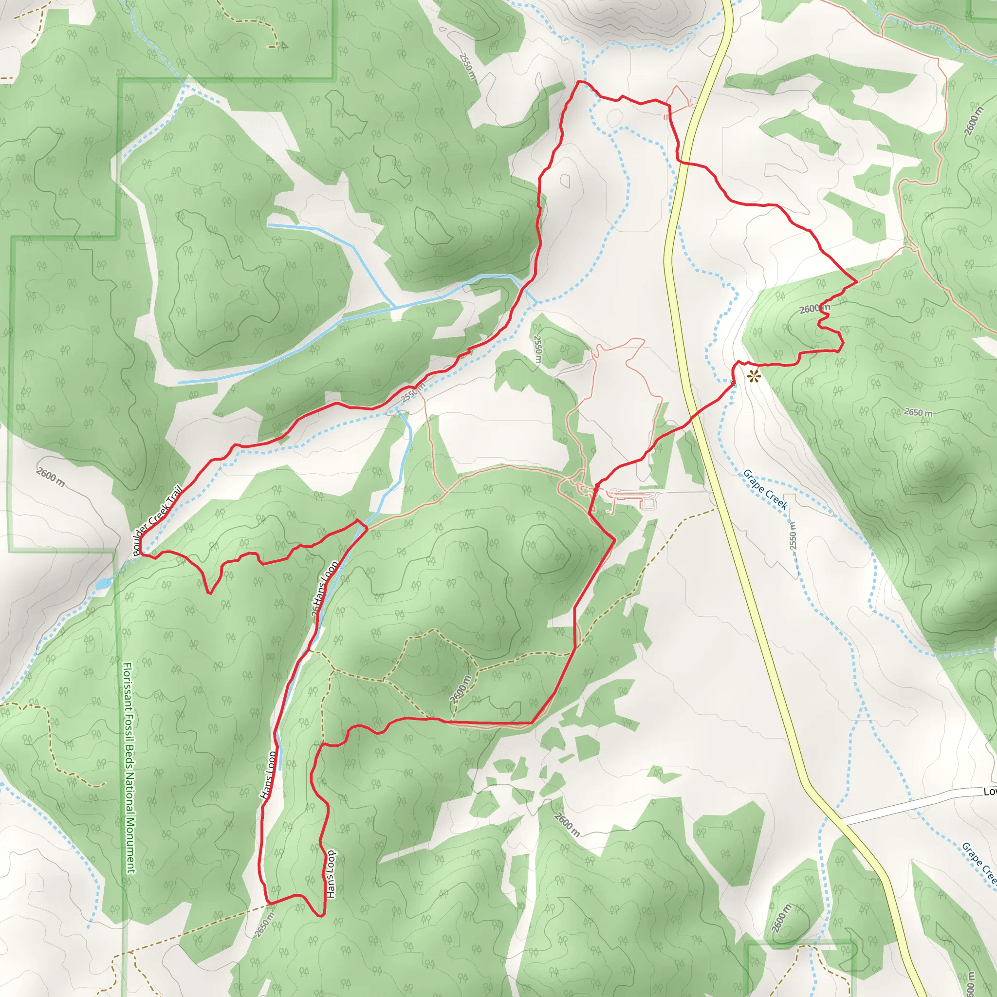 Hornbek Wildlie Loop Walk mobile static map