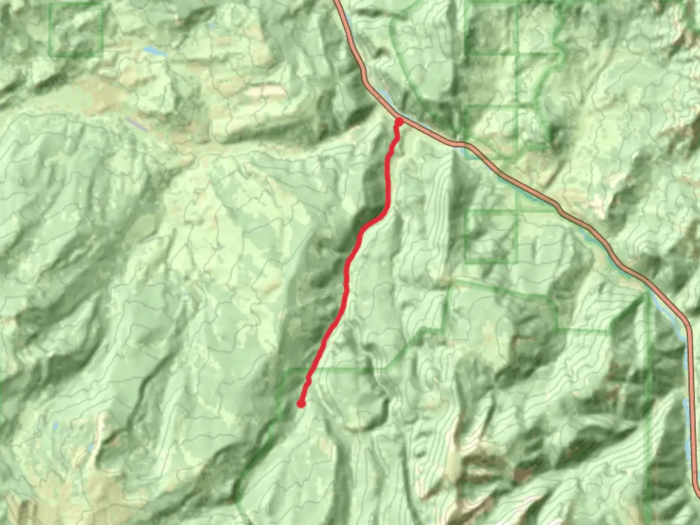 An image depicting the trail Sage Creek Trail - Gallatin Road and its surrounding area.