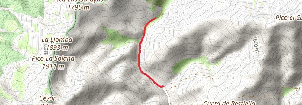 GR 100 Via De La Plata stage 7 Map