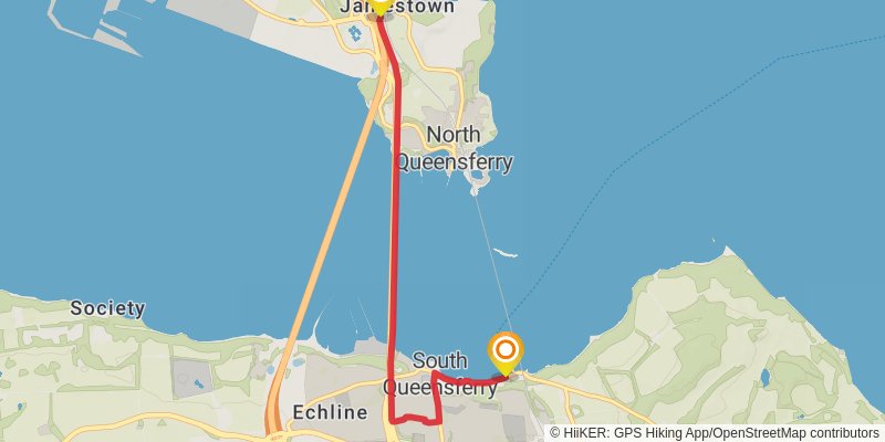 Stevenson Way stage 25 Map