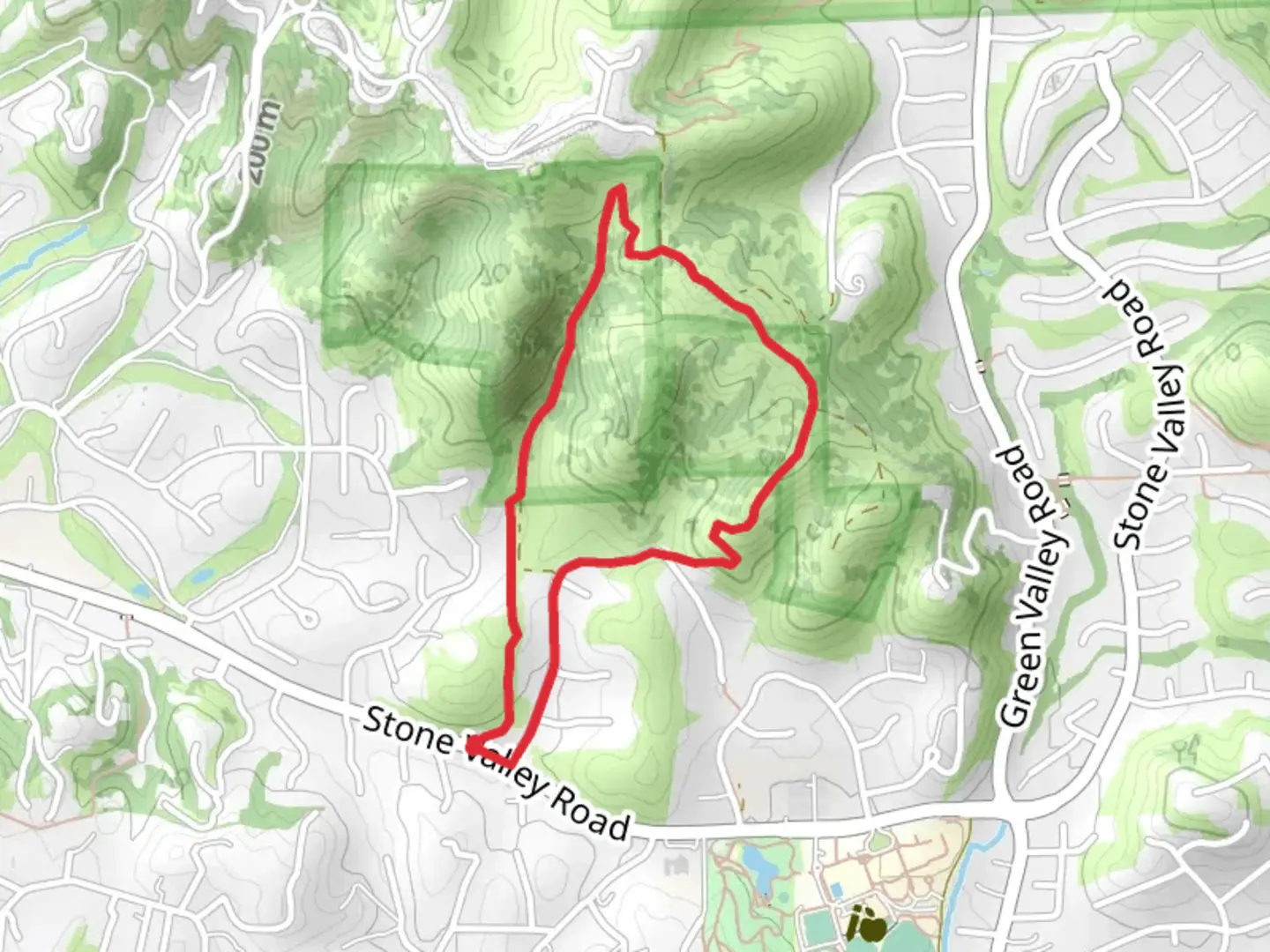 An image depicting the trail Las Trampas to Mt Diablo Regional Trail and Misko's Regret Loop and its surrounding area.