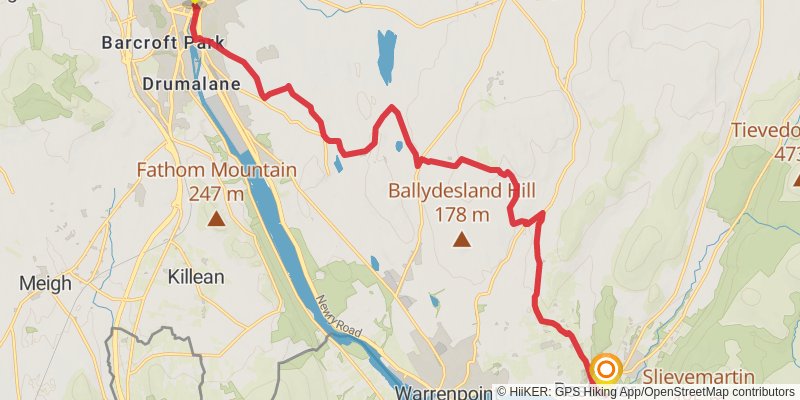 St Patrick's Way stage 3 Map