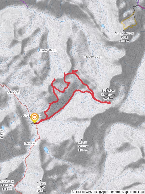West Maroon Pass, Frigid Air Pass and Hasley Basin Loop Trail