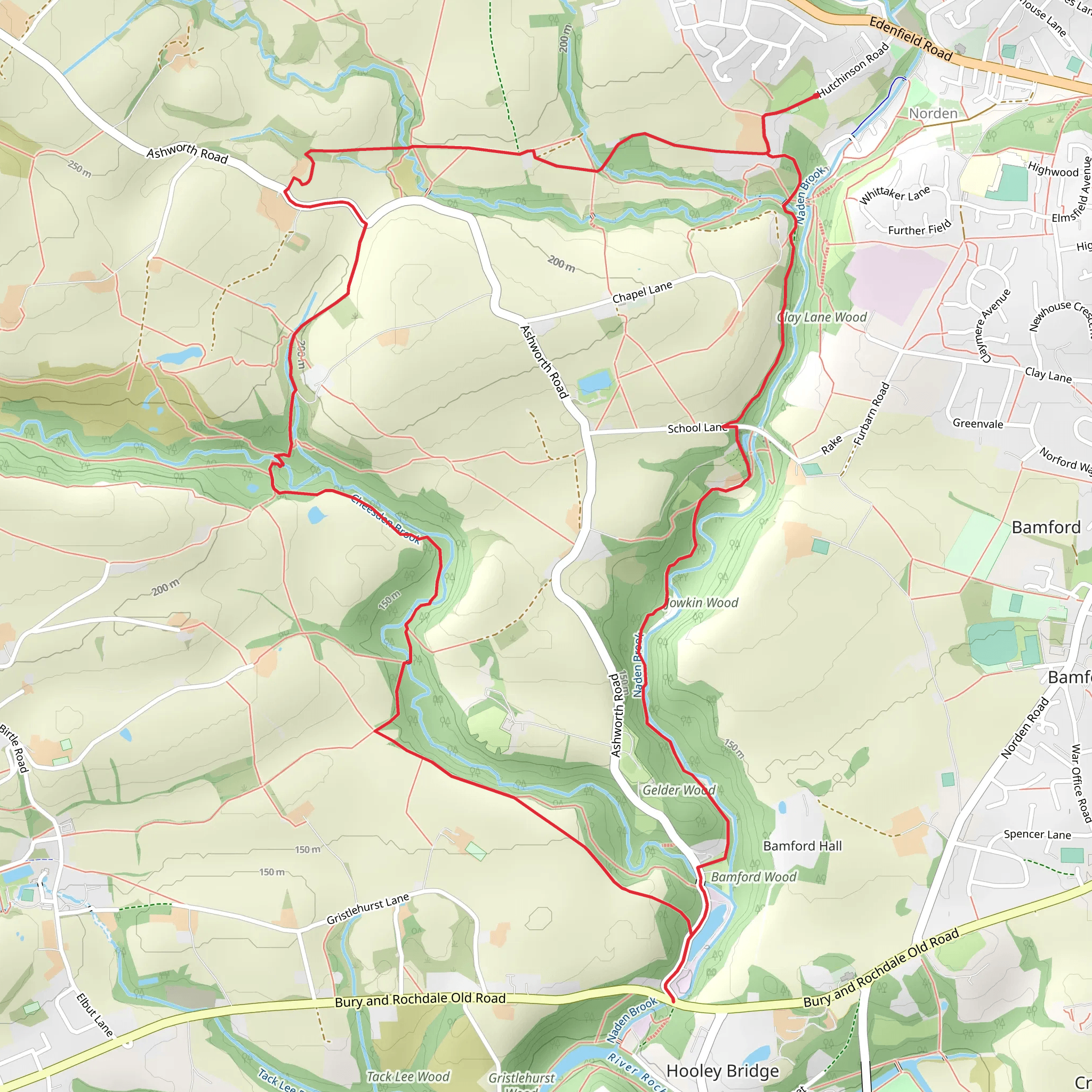 Ashworth Valley Walk mobile static map