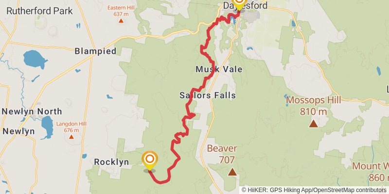 The Wallaby Track stage 4 Map
