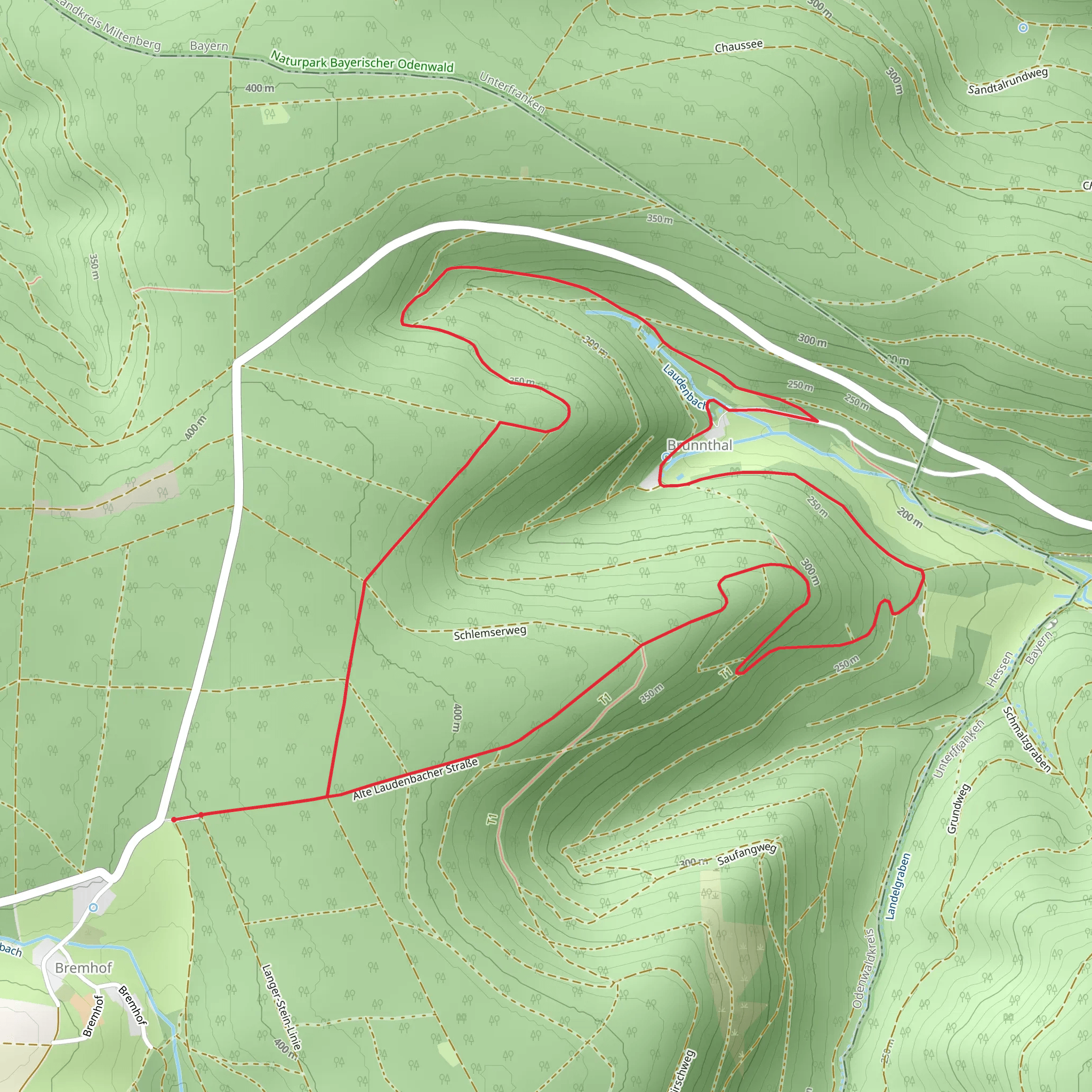 Brunnthal mobile static map