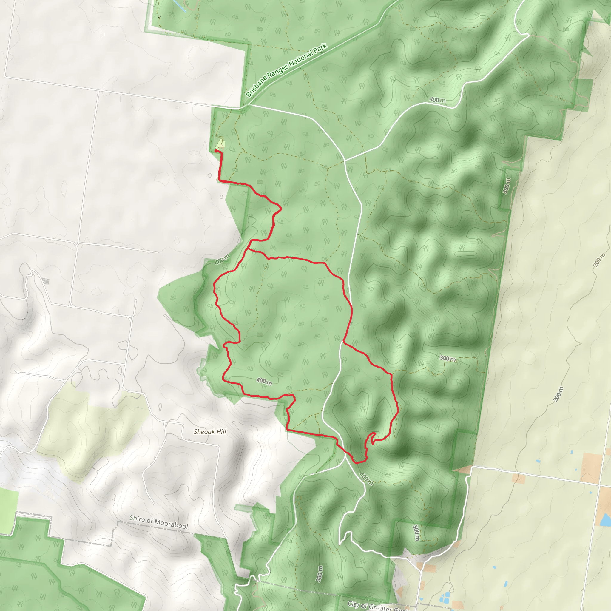 Grass Tree Walk mobile static map