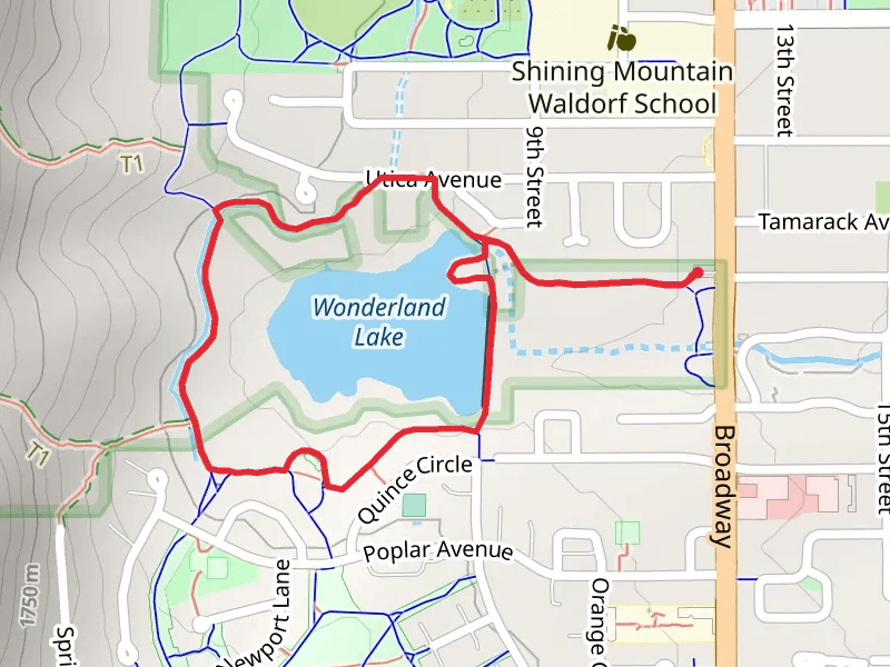 Wonderland Lake Loop
