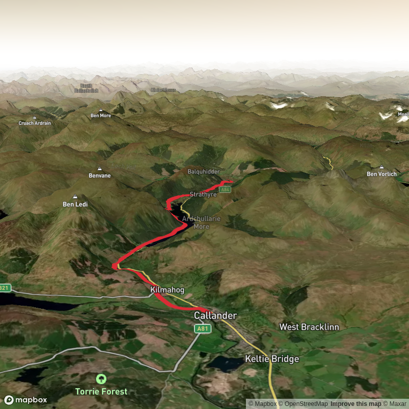 Callander to Balquidder along the Rob Roy way