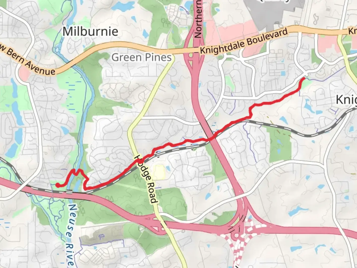 An image depicting the trail Mingo Creek Trail and its surrounding area.