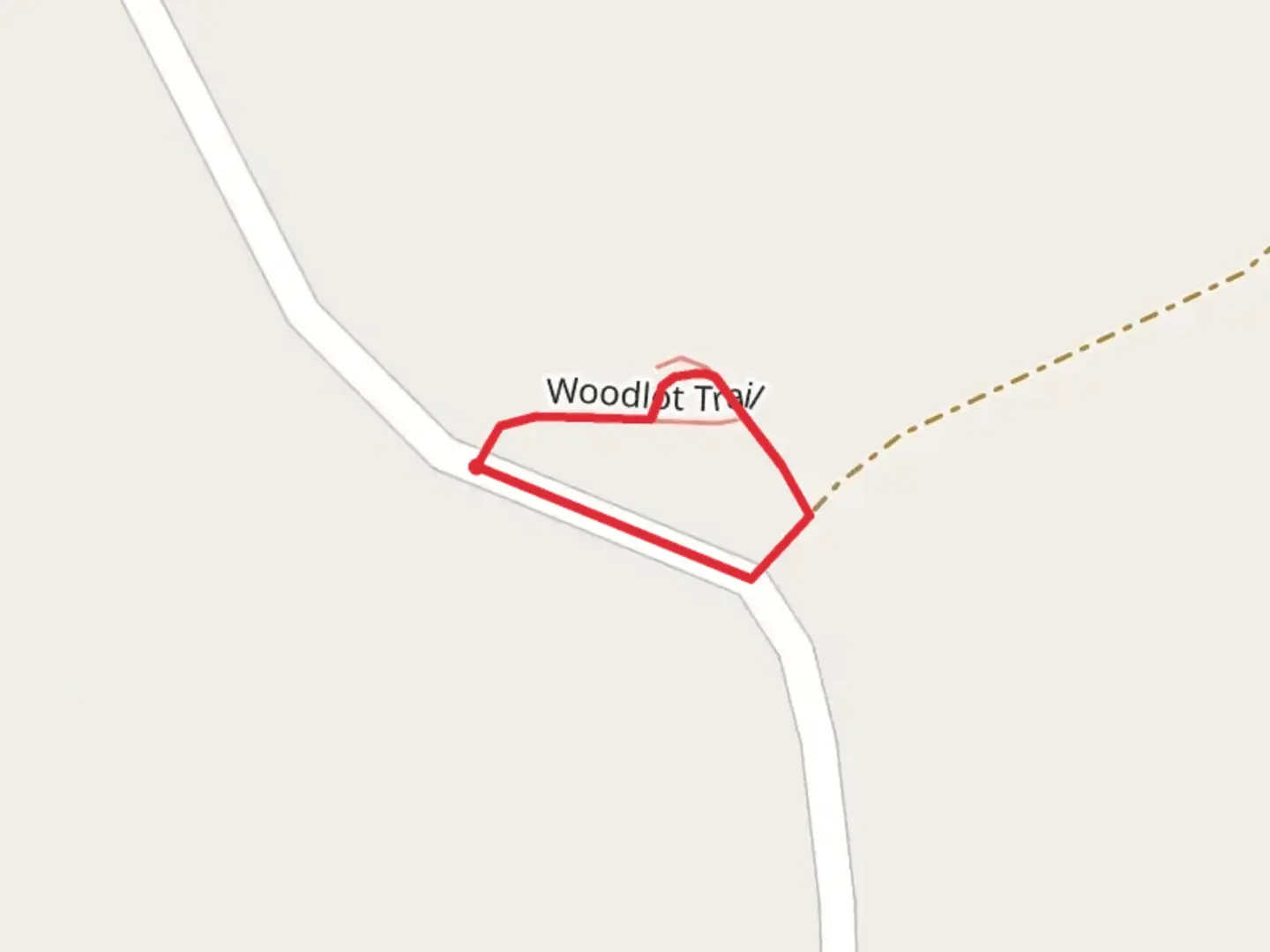 An image depicting the trail Woodlot Loop Trail and its surrounding area.