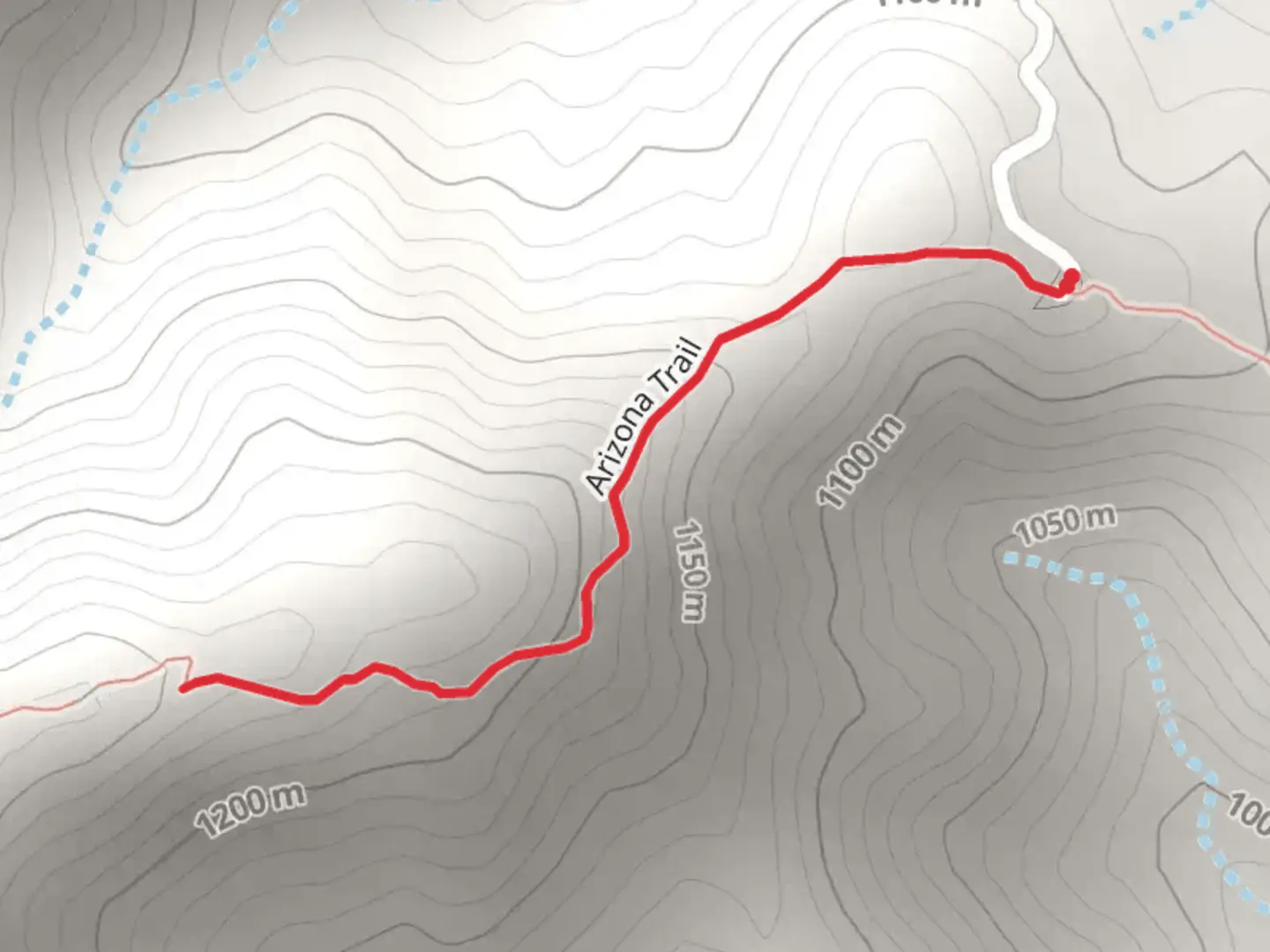 An image depicting the trail Buckhorn Creek - Arizona Trail and its surrounding area.