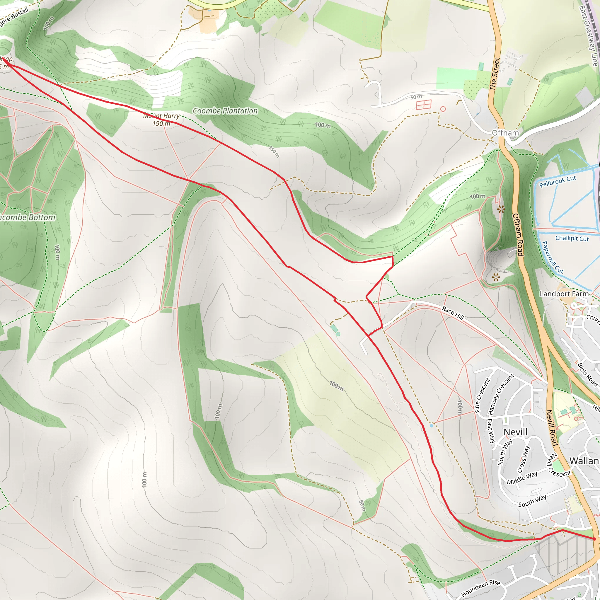 Mount Harry Loop mobile static map