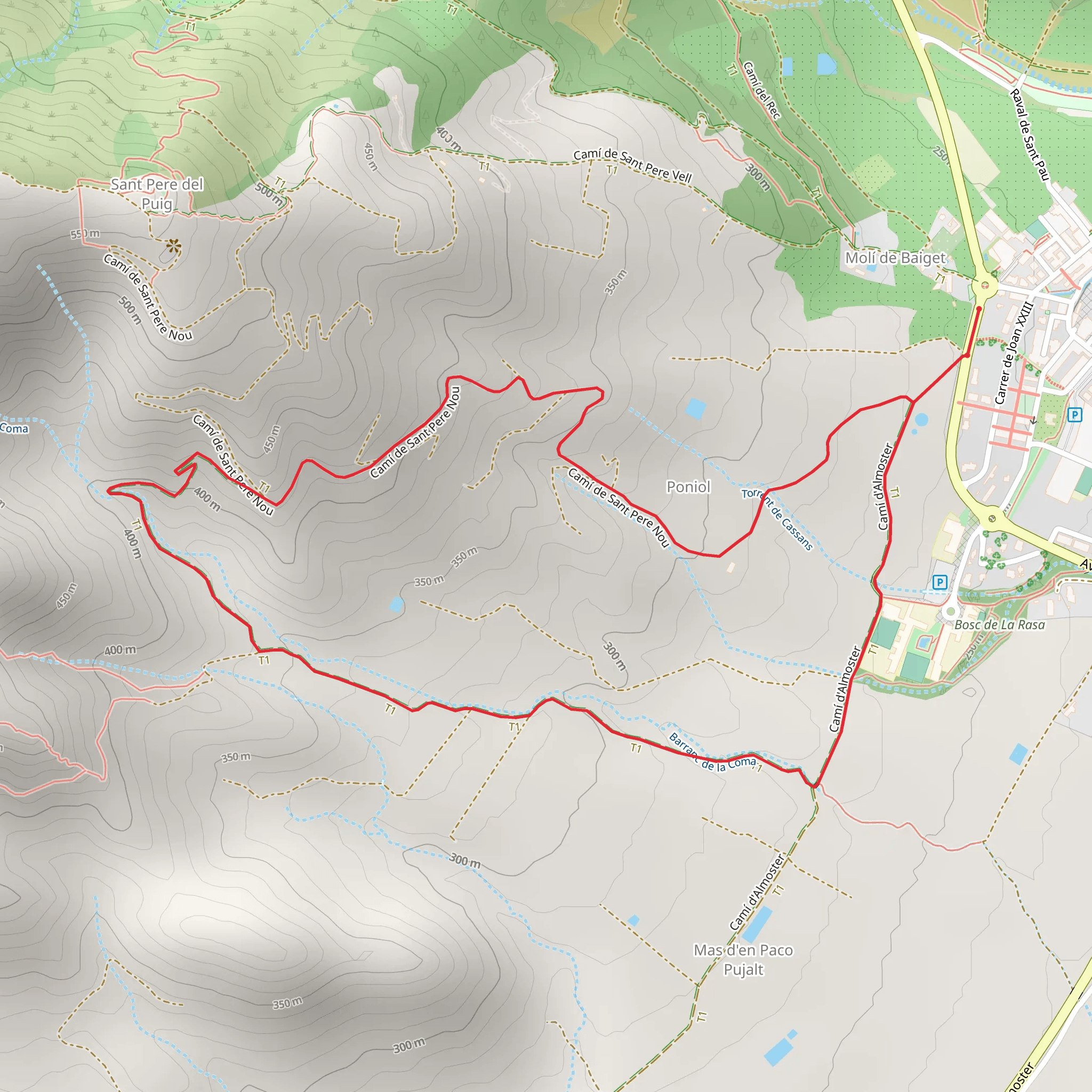 Comma Road SL C 156 mobile static map