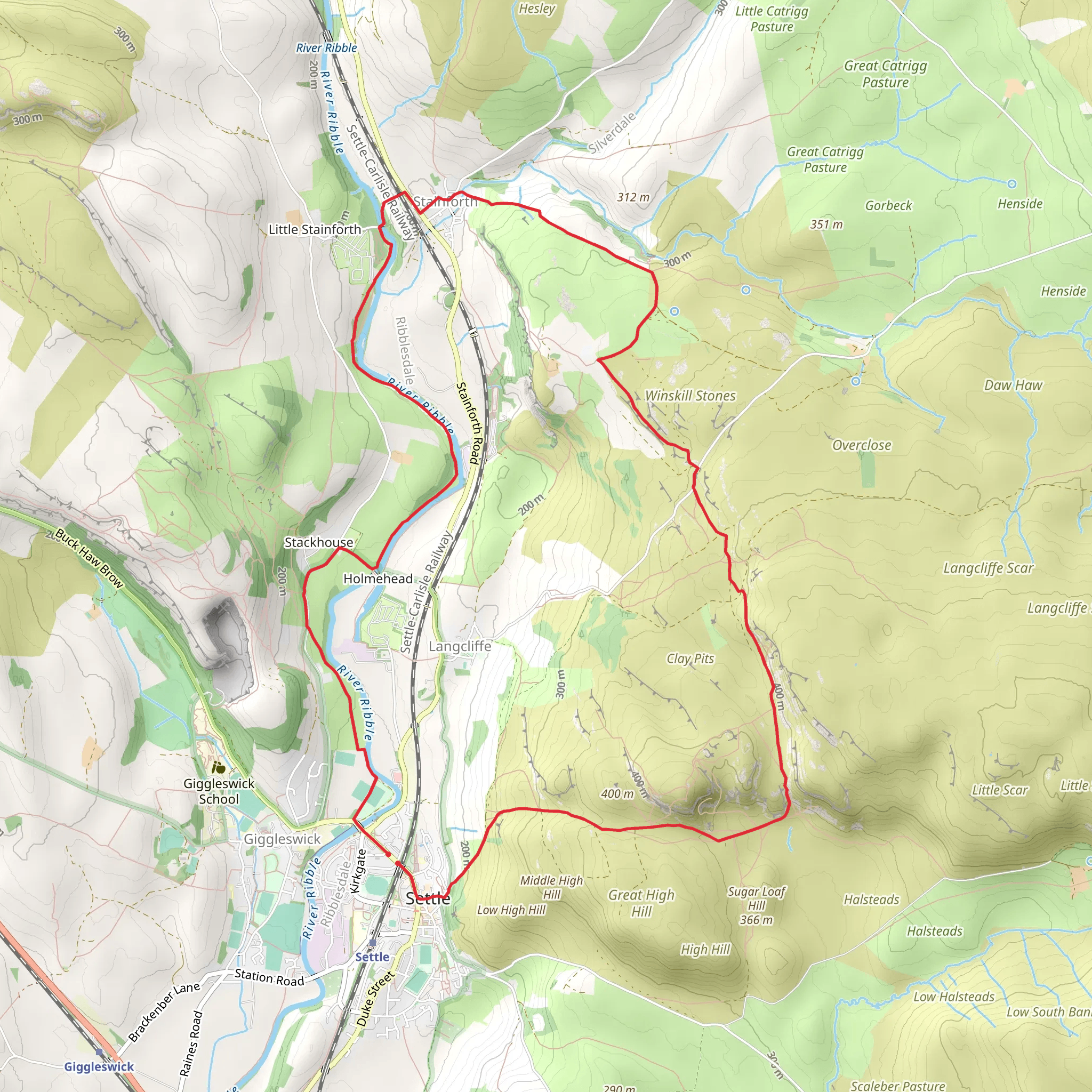 Catrigg Force mobile static map