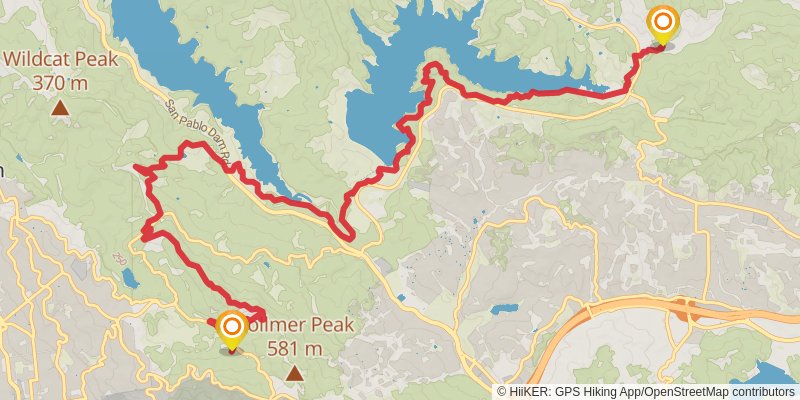 American Discovery Trail - California stage 28 Map