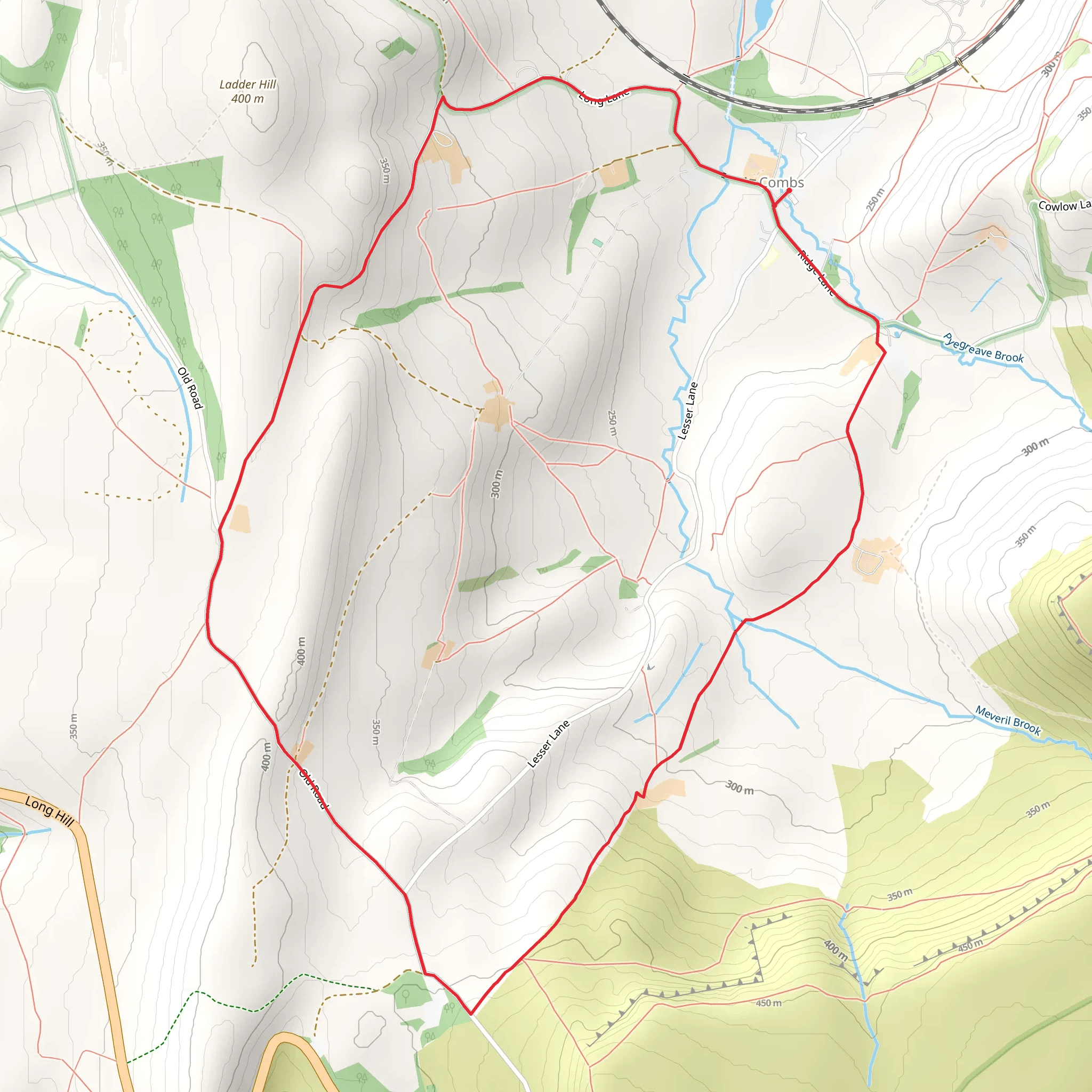 Combs Loop mobile static map