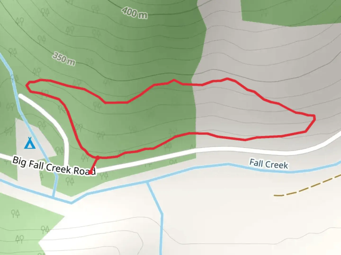 An image depicting the trail Clark Creek Nature Trail and its surrounding area.