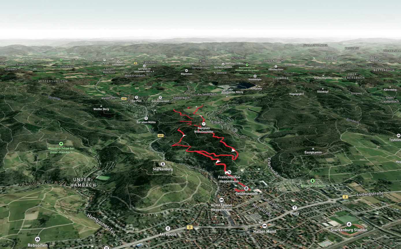 Rastplatz Wilhelmshoehe via Engels Weg