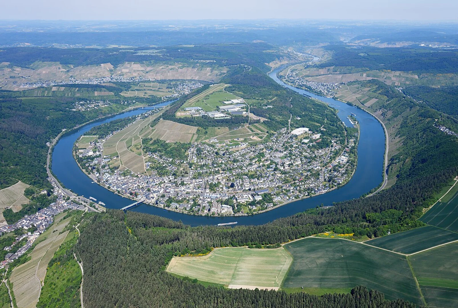 An image depicting the trail Grevenburg via Moselhoehenweg and its surrounding area.