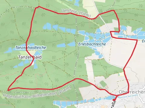 Tanzenhaidteiche via Bettelhuetlein Runde