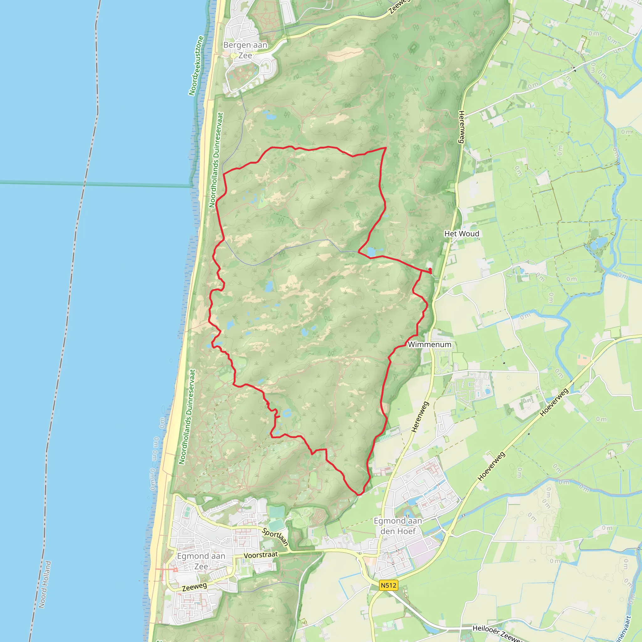 Heerenweide and Zuiderachterveld Loop mobile static map