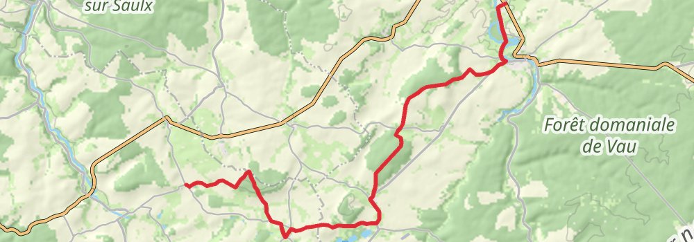 Camino Perl-Saint Jean Pied de Port via Vézelay stage 10 Map