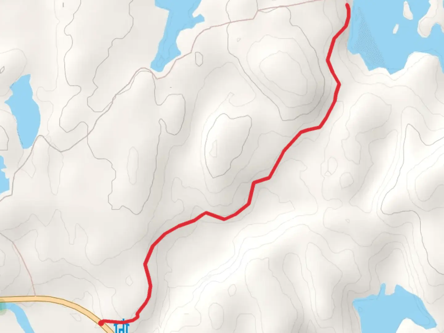 An image depicting the trail McKinley Lake and its surrounding area.