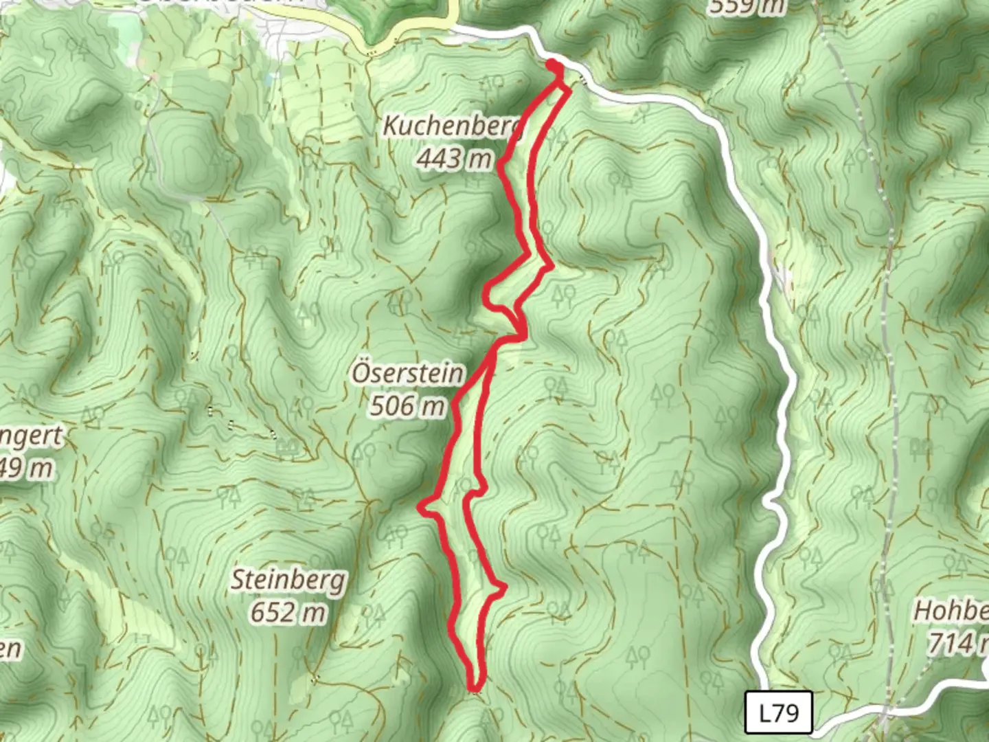 An image depicting the trail Oostal Rundweg and its surrounding area.