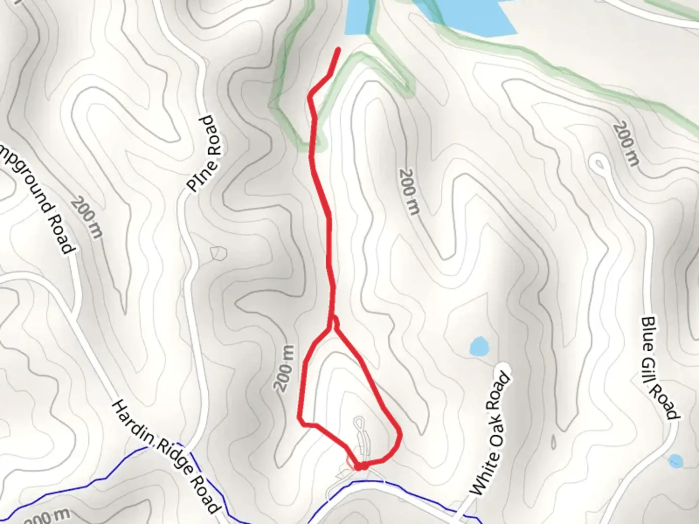 An image depicting the trail Ted T Turtle Interpretive Loop Trail and its surrounding area.