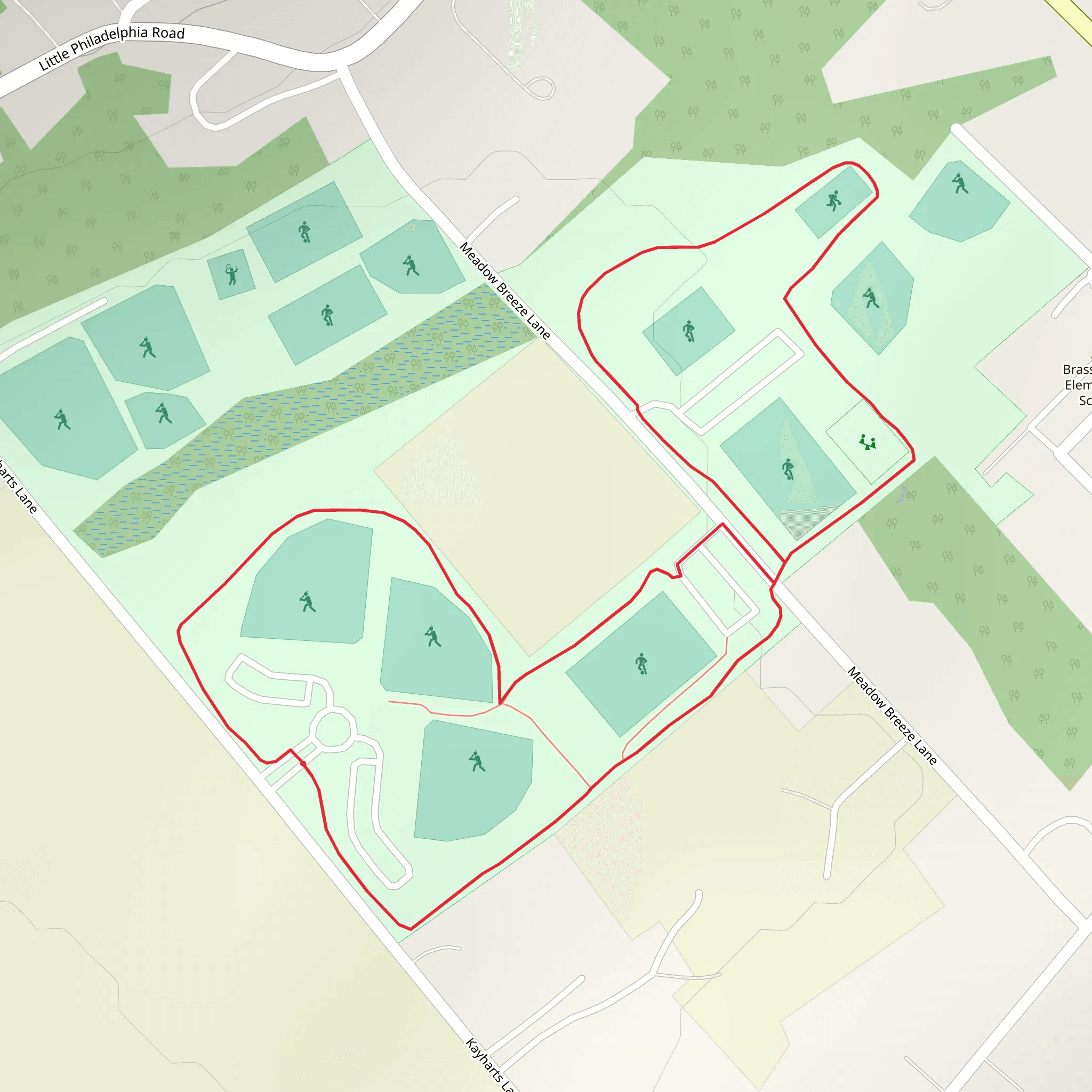 Kayharts Lane Loop - East mobile static map
