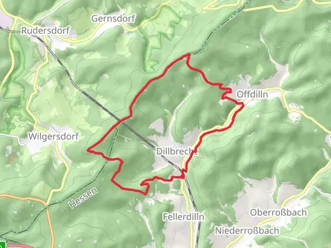 Dillbrecht Loop via Tiefenrother Hohe