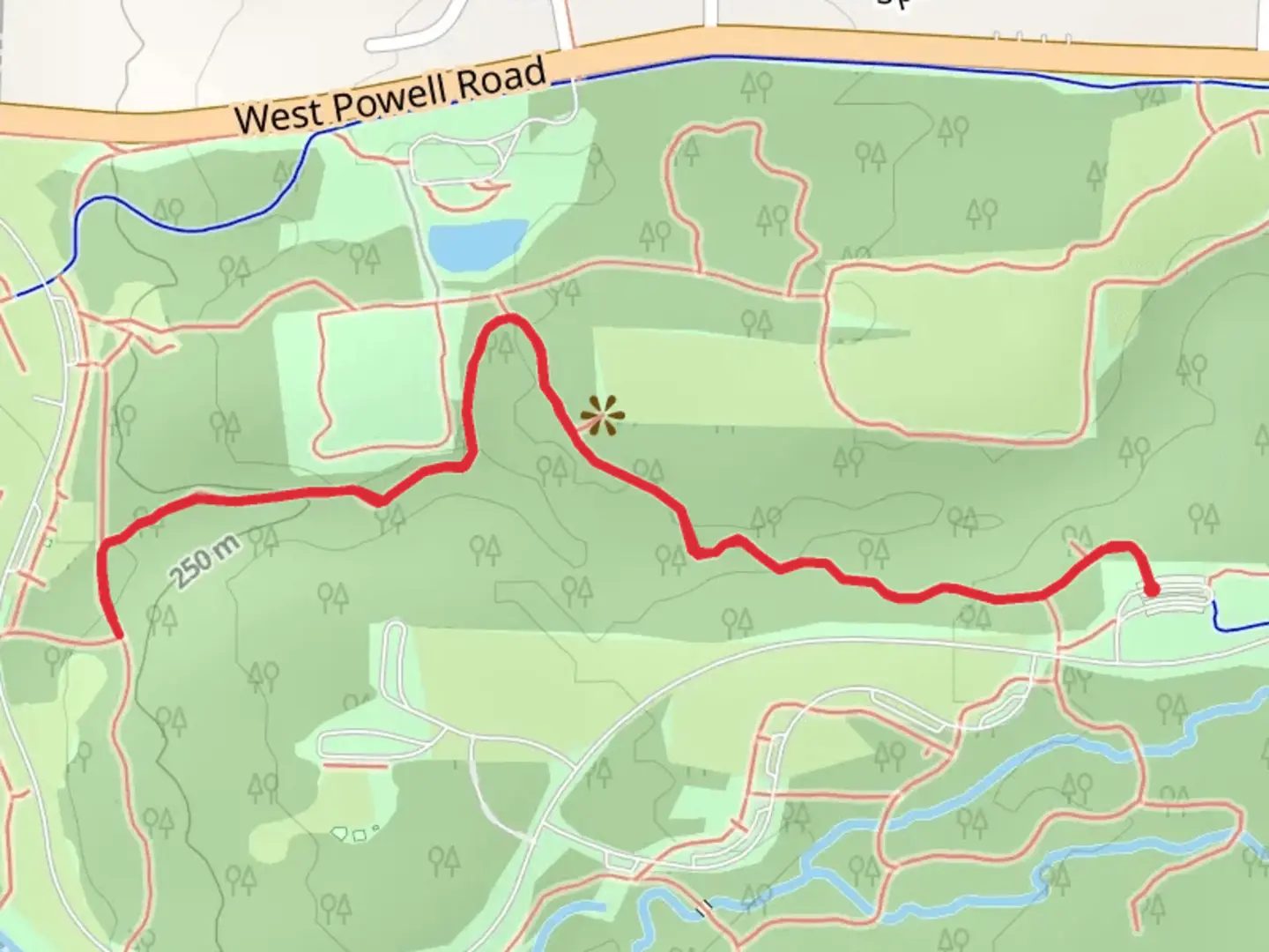 An image depicting the trail Dripping Rock Trail and its surrounding area.
