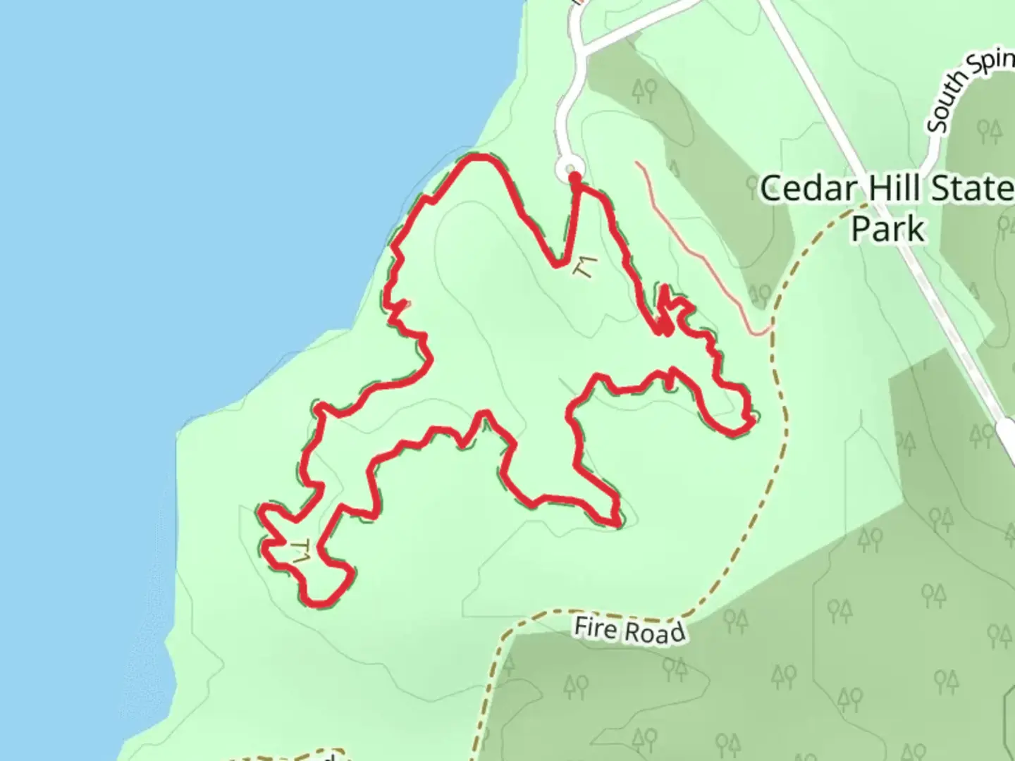 An image depicting the trail Dobra Loop Trail and its surrounding area.