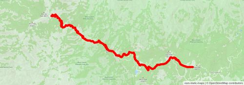 Southwestern Horseshoe Trail stage 109 Map