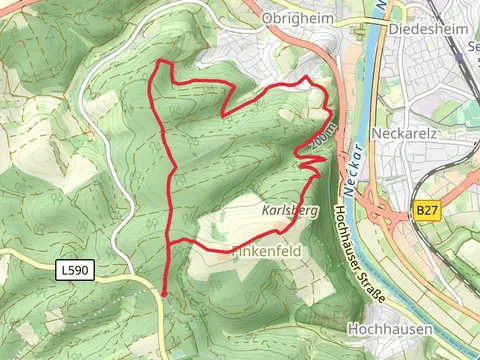 Linker Neckarrandweg and Sechseichenweg