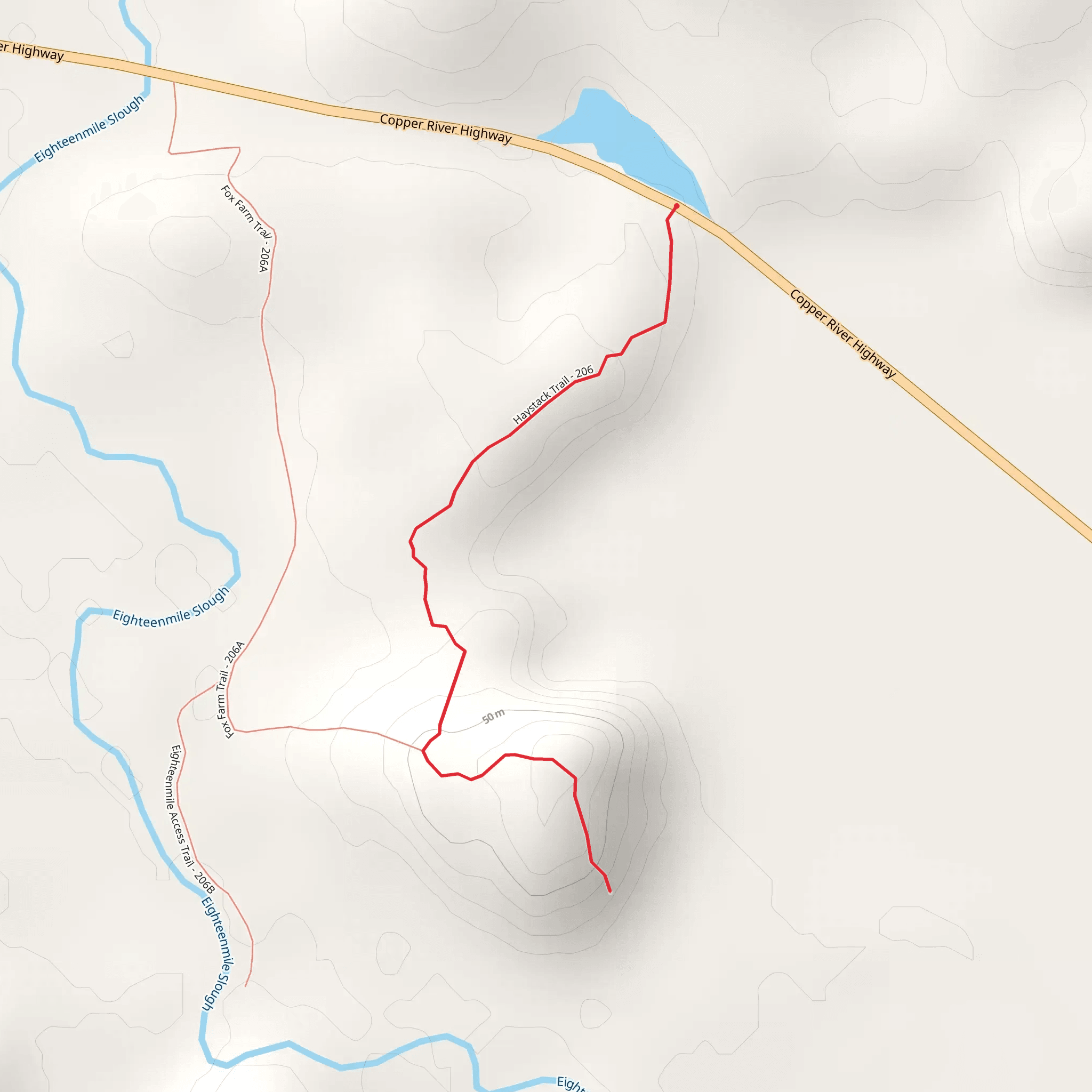 Haystack Trail mobile static map