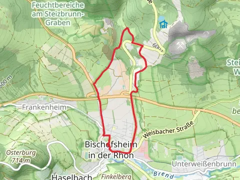 Bischofsheim Oberelsbach Rundweg
