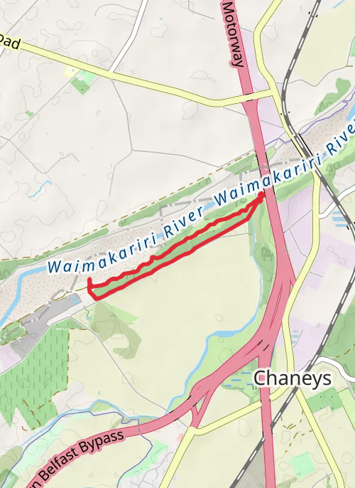 Waimak SW mobile static map