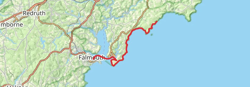 South West Coast Path stage 29 Map