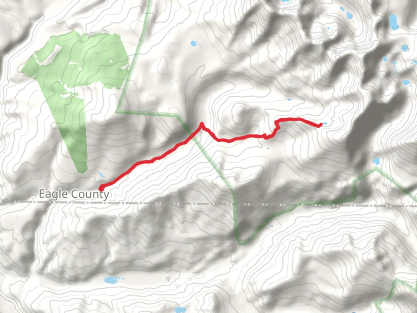 An image depicting the trail Josephine Lake Trail and its surrounding area.