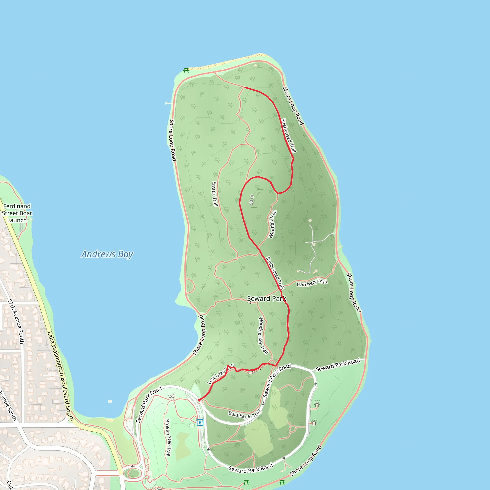 Sqebeqsed Trail mobile static map