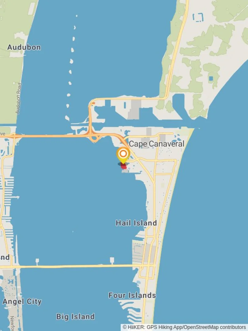 An image depicting the trail Manatee Sanctuary Park Loop and its surrounding area.