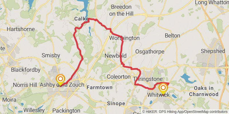 Ivanhoe Way stage 2 Map