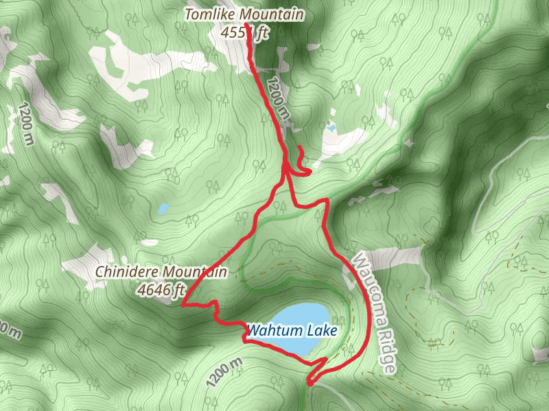 Tomlike Mountain and Wahtum Lake Loop