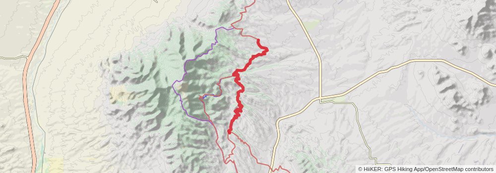 Arizona Trail stage 7 Map