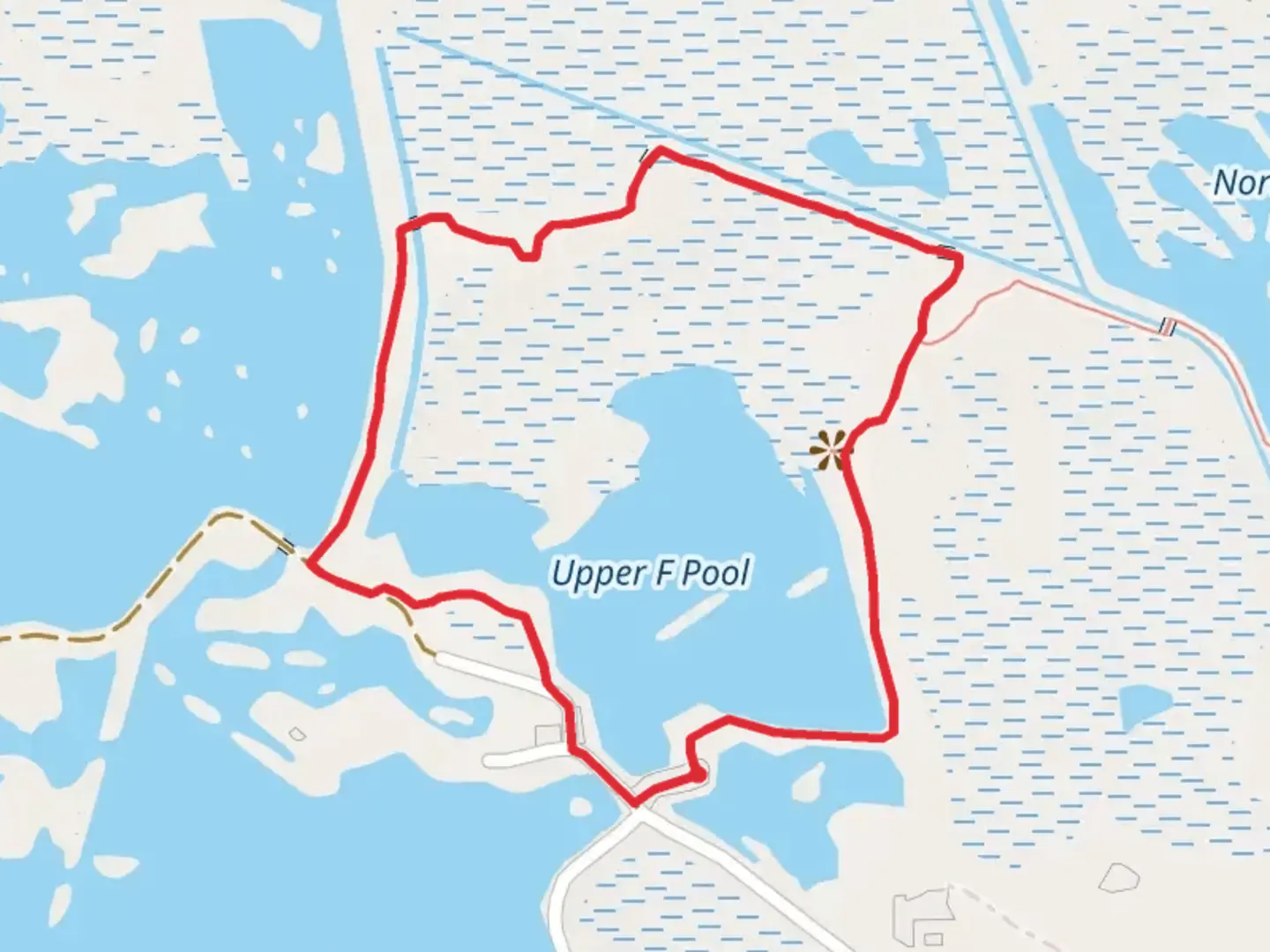 An image depicting the trail Pine Ridge Nature Trail Loop and its surrounding area.