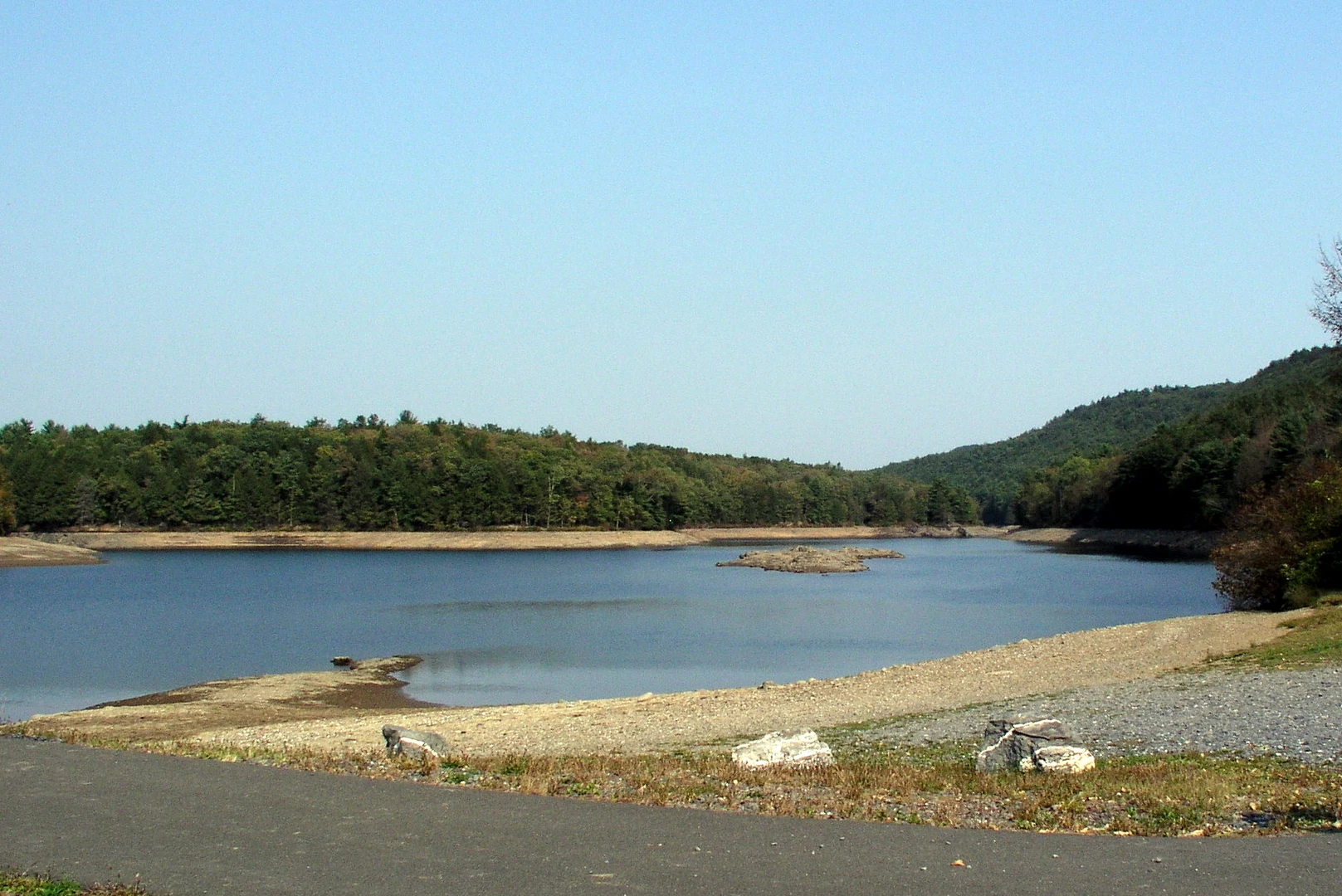 An image depicting the trail Cove Ridge via Christman Trail and its surrounding area.